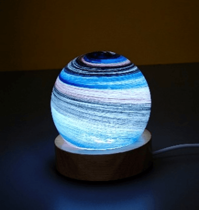 Obsidian Horizon Planetary Radiant Light 8cm - TABLE/BEDSIDE LAMPS - Beattys of Loughrea