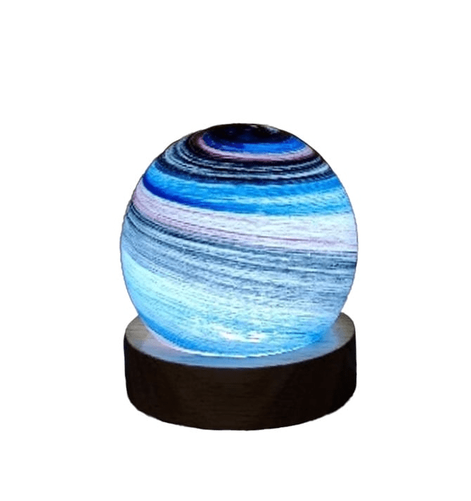 Obsidian Horizon Planetary Radiant Light 8cm - TABLE/BEDSIDE LAMPS - Beattys of Loughrea