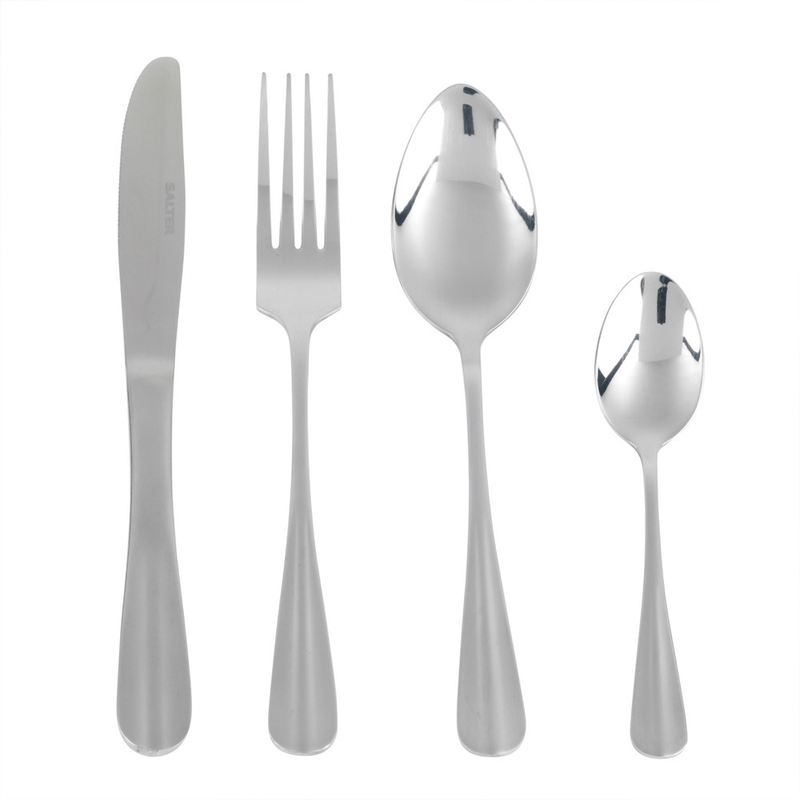 Salter Newbury 24 - Piece Cutlery Set - CUTLERY/KNIFE SET/BLOCK - Beattys of Loughrea