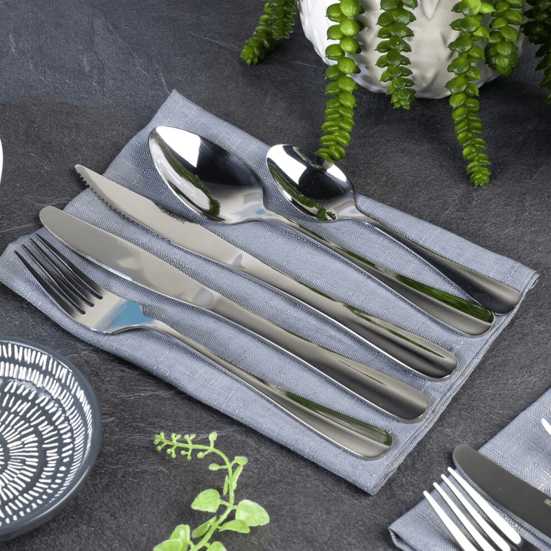 Salter Newbury 20pc Cutlery Set Stainless Steel - CUTLERY/KNIFE SET/BLOCK - Beattys of Loughrea