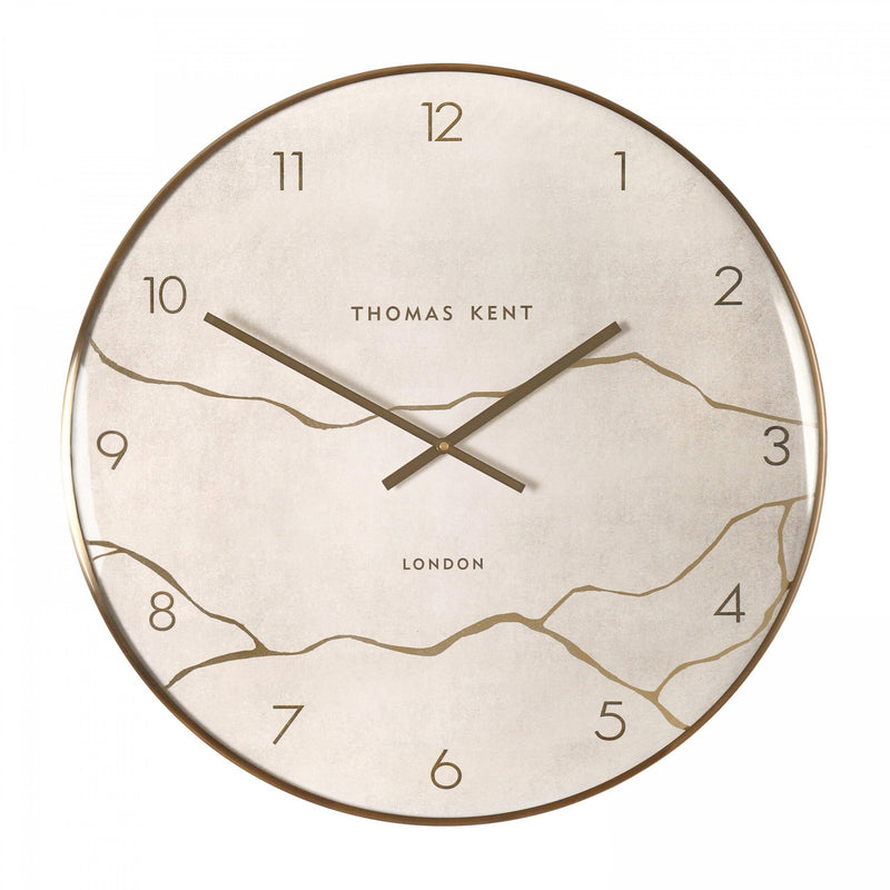 Thomas Kent 26" Oyster Wall Clock Stone - CLOCKS - Beattys of Loughrea