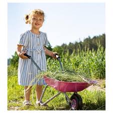 Rolly Metal Wheelbarrow Pink - RIDE ON TRACTORS & ACCESSORIES - Beattys of Loughrea