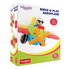 Funskool Build & Play Aeroplane - BABY TOYS - Beattys of Loughrea