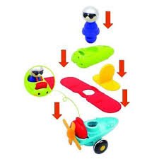 Funskool Build & Play Aeroplane - BABY TOYS - Beattys of Loughrea