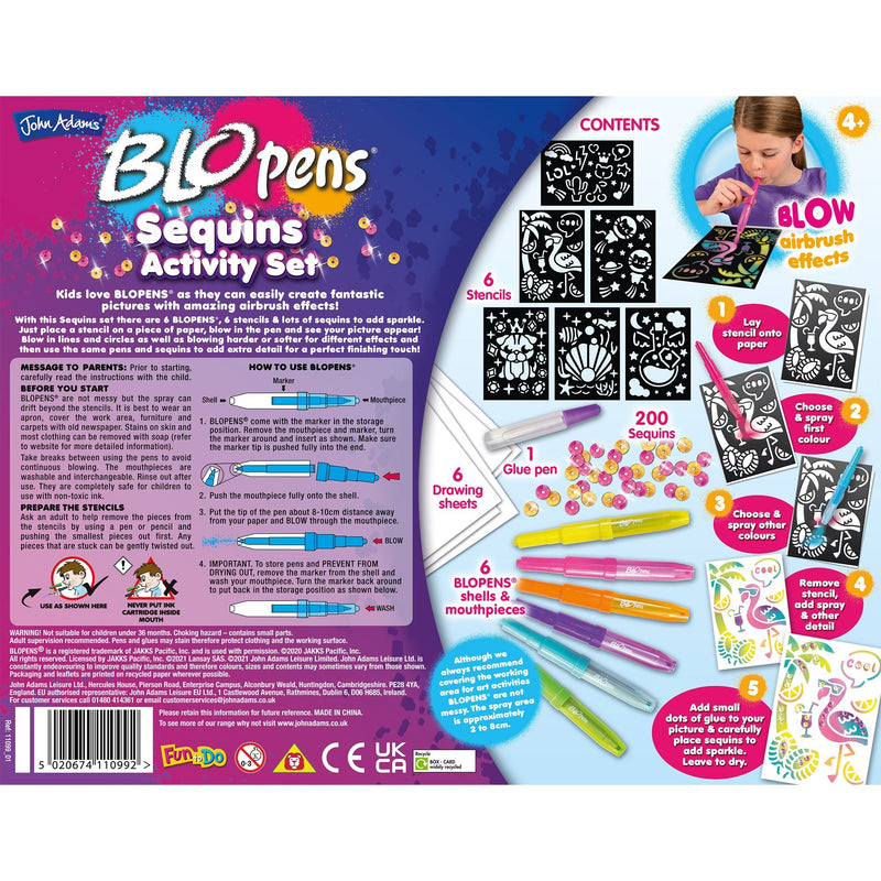 Blopens Sequins Activity Set - ART & CRAFT/MAGIC/AIRFIX - Beattys of Loughrea