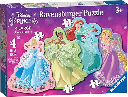 Disney Princess 4 Shape Puzzle In A Box