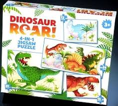 Dinosaur Roar 4In1 Jigsaw Puzzle - JIGSAWS - Beattys of Loughrea