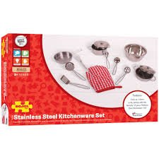 Stainless Steel Kitchenware Set - ROLE PLAY - Beattys of Loughrea