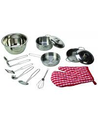 Stainless Steel Kitchenware Set - ROLE PLAY - Beattys of Loughrea