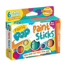 Colour Pop Paint Sticks 6 Pack - ART & CRAFT/MAGIC/AIRFIX - Beattys of Loughrea