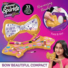 Instaglam Shimmer N Sparkle Bow Beautiful Compact - ART & CRAFT/MAGIC/AIRFIX - Beattys of Loughrea