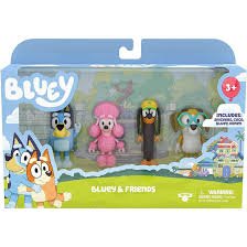 Bluey 4 Figure Pack - BABY TOYS - Beattys of Loughrea