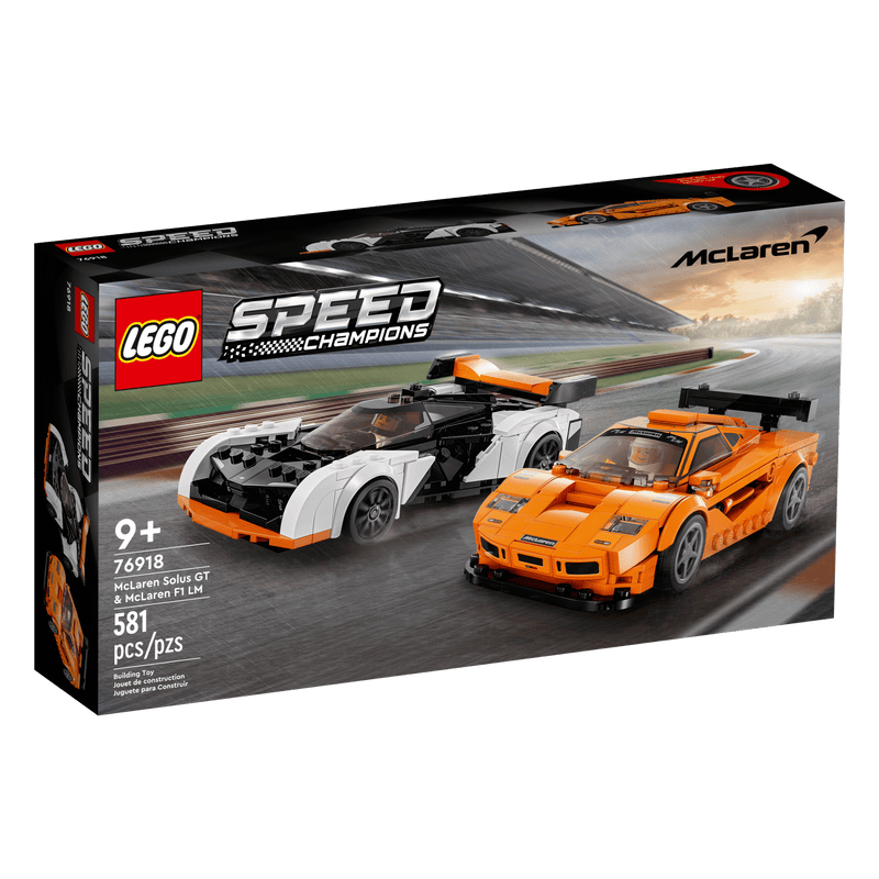 Lego 76918 Speed Champions Mclaren Solus Gt & Mclaren F1 Lm - CONSTRUCTION - LEGO/KNEX ETC - Beattys of Loughrea