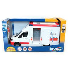 Bruder Mb Sprinter Ambulance With Driver Light & Sound - FARMS/TRACTORS/BUILDING - Beattys of Loughrea