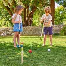 Tp Croquet Set - SWINGS/SLIDE OUTDOOR GAMES - Beattys of Loughrea