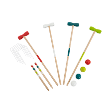 Tp Croquet Set - SWINGS/SLIDE OUTDOOR GAMES - Beattys of Loughrea