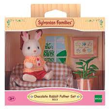 Sylvanians Chocolate Rabbit Father Set - SYLVANIAN / BEANIE BABIES - Beattys of Loughrea