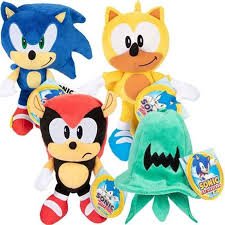 Sonic - 9In Basic Plush Assorted Styles - SOFT TOYS - Beattys of Loughrea