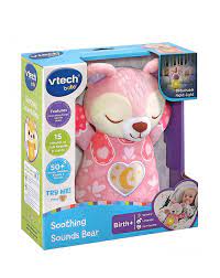 Vtech Soothing Sounds Bear Pink - VTECH/EDUCATIONAL - Beattys of Loughrea