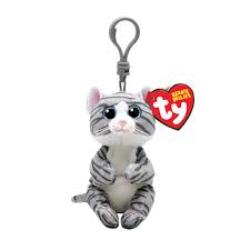 TY Mitzi Cat - Beanie Bellies Keychain - SYLVANIAN / BEANIE BABIES - Beattys of Loughrea