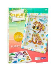 Collection Sequins - Puppy - ART & CRAFT/MAGIC/AIRFIX - Beattys of Loughrea