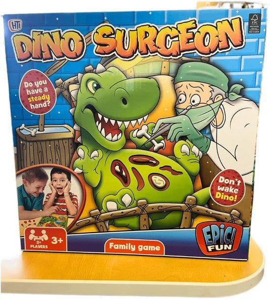 Dino Surgeon Game - BOARD GAMES / DVD GAMES - Beattys of Loughrea