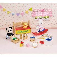 Sylvanians Babys Toy Box Snow Rabbit & Panda Babies - SYLVANIAN / BEANIE BABIES - Beattys of Loughrea