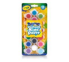 Crayola 18 Washable Kids Paint (88.7Ml) - ART & CRAFT/MAGIC/AIRFIX - Beattys of Loughrea