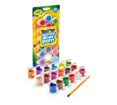 Crayola 18 Washable Kids Paint (88.7Ml) - ART & CRAFT/MAGIC/AIRFIX - Beattys of Loughrea