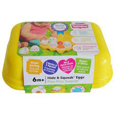 Hide & Squeak Eggs - BABY TOYS - Beattys of Loughrea