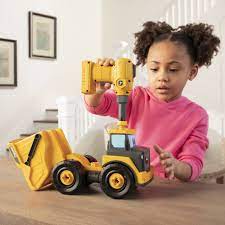 John Deere Build-A-Buddy Yellow Dump Truck Truck - FARMS/TRACTORS/BUILDING - Beattys of Loughrea