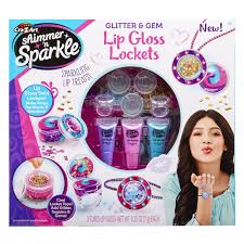 Shimmer N Sparkle Glitter & Gem Lip Gloss Locket - JEWELLERY / HAIR ACCS - Beattys of Loughrea