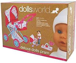 DollsWorld Deluxe Pram - DOLL ACCESSORIES/PRAMS - Beattys of Loughrea