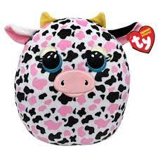 Milkshake Cow Squishy Beanie 10In - SYLVANIAN / BEANIE BABIES - Beattys of Loughrea