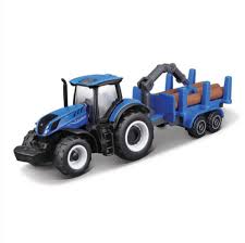 Mini Working Machines - New Holland 3In Tractor With Trailer - FARMS/TRACTORS/BUILDING - Beattys of Loughrea