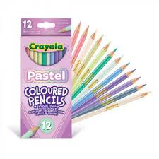 Crayola 12 Pastel Coloured Pencils - ART & CRAFT/MAGIC/AIRFIX - Beattys of Loughrea