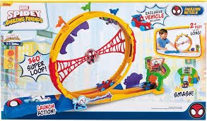 Spidey & Friends Spidey Amazing Metals Super Loop Track Set - A/M, TRANSFORMERS - Beattys of Loughrea