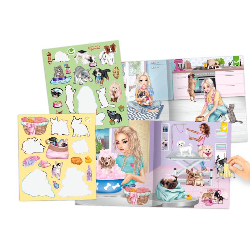 Topmodel Stickerworld Kitty & Doggy - BOOKS - Beattys of Loughrea