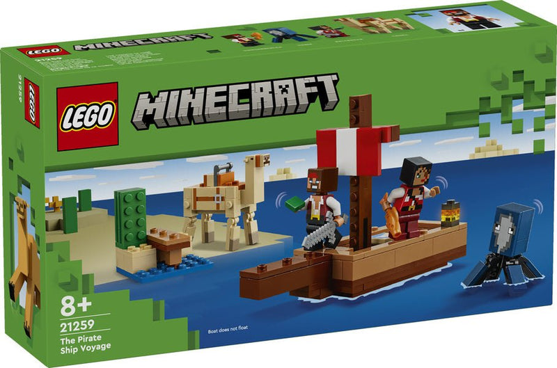 Lego 21259 Minecraft The Pirate Ship Voyage - CONSTRUCTION - LEGO/KNEX ETC - Beattys of Loughrea