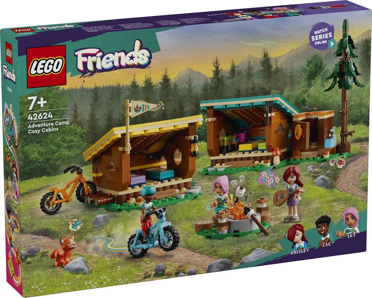 Lego 42624 Friends Adventure Camp Cozy Cabins - CONSTRUCTION - LEGO/KNEX ETC - Beattys of Loughrea