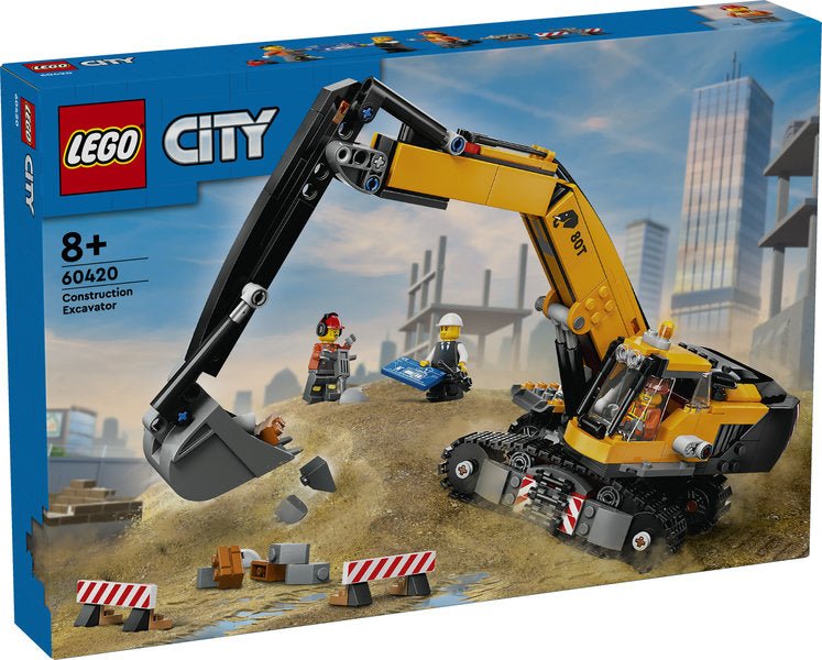 Lego 60420 City Yellow Construction Excavator - CONSTRUCTION - LEGO/KNEX ETC - Beattys of Loughrea