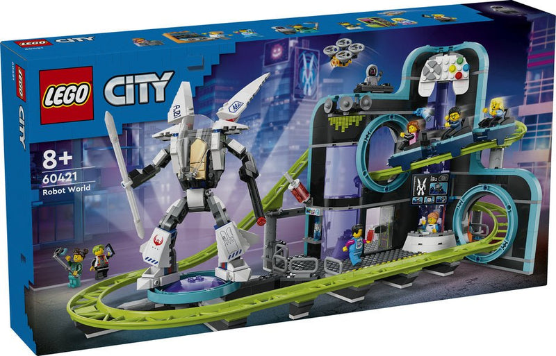 Lego 60421 City Robot World Roller Coaster Park - CONSTRUCTION - LEGO/KNEX ETC - Beattys of Loughrea