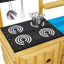 Tp Junior Cook Wooden Mud Kitchen - SWINGS/SLIDE OUTDOOR GAMES - Beattys of Loughrea