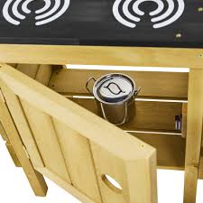 Tp Junior Cook Wooden Mud Kitchen - SWINGS/SLIDE OUTDOOR GAMES - Beattys of Loughrea