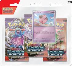 Pokemon Tcg: Scarlet & Violet 5 Temporal Forces 3Pk Pok - HALLOWEEN, PKT MONEY, JOKE - Beattys of Loughrea