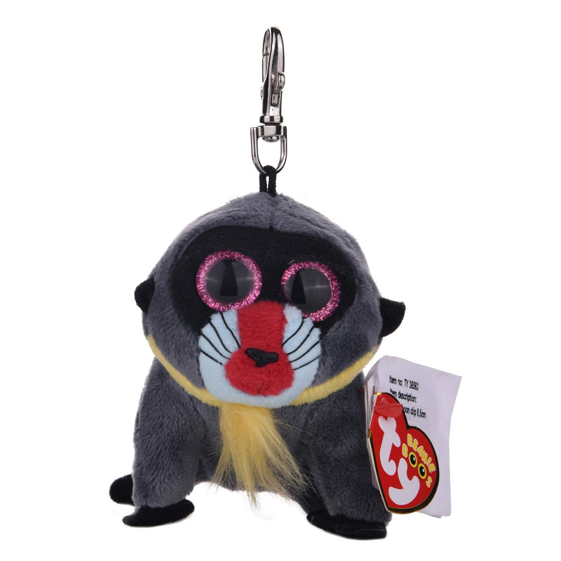 Wasabi Baboon Boo Key Clip - SYLVANIAN / BEANIE BABIES - Beattys of Loughrea