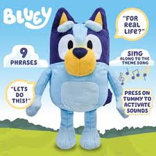 Bluey S8 Sound Fx Plush - Bluey - SOFT TOYS - Beattys of Loughrea