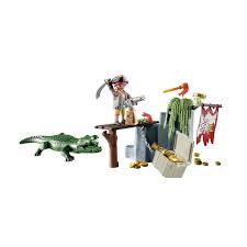 Playmobil Pirate with Alligator - CONSTRUCTION - LEGO/KNEX ETC - Beattys of Loughrea