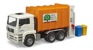 Bruder Man Tga Rear Loading Garbage Truck - FARMS/TRACTORS/BUILDING - Beattys of Loughrea