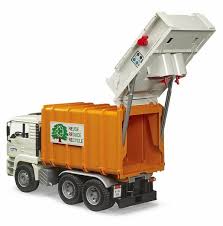 Bruder Man Tga Rear Loading Garbage Truck - FARMS/TRACTORS/BUILDING - Beattys of Loughrea